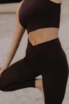 legginsy GODDESS z bambusa / dark chocolate